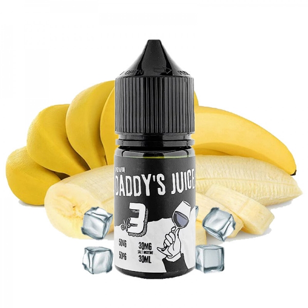 Daddy No.3 Banana Milk ice: Chuối sữa lạnh (30mg, 50mg)